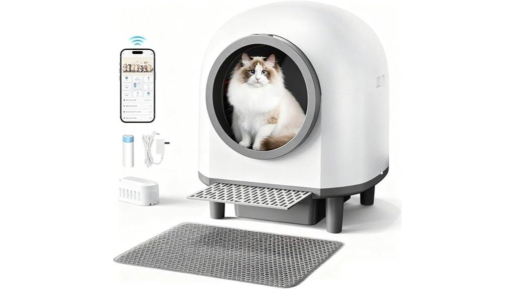 smart self cleaning litter box