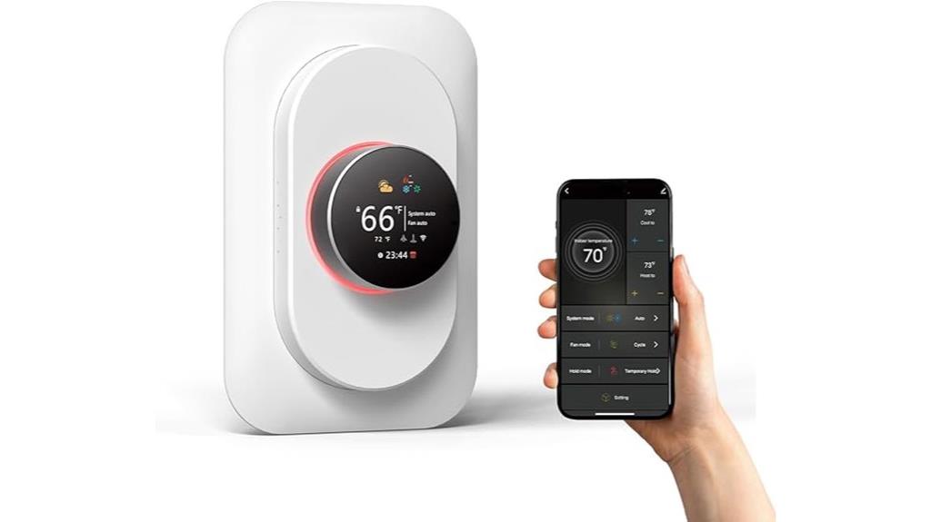 smart thermostat with adapter