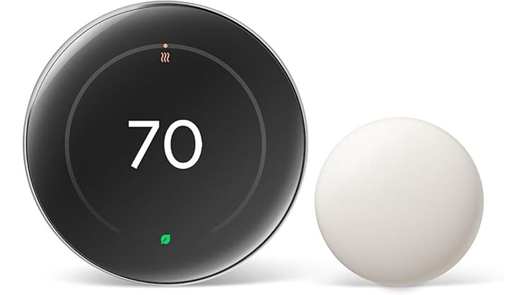 smart thermostat with sensors