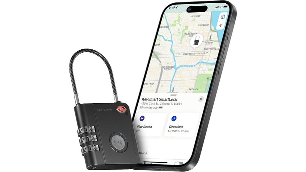 smartlock luggage security device