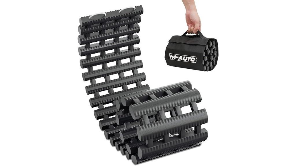 snow and mud traction mats