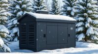 snow proof generator enclosures
