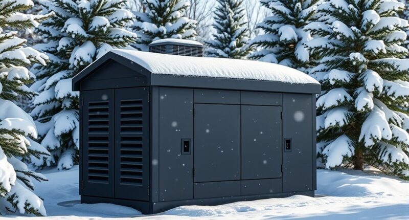 snow proof generator enclosures