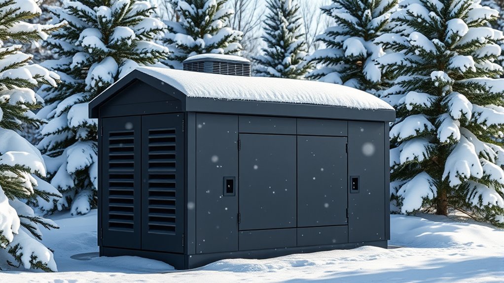 snow proof generator enclosures