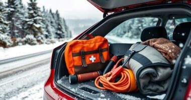 snow travel emergency kits