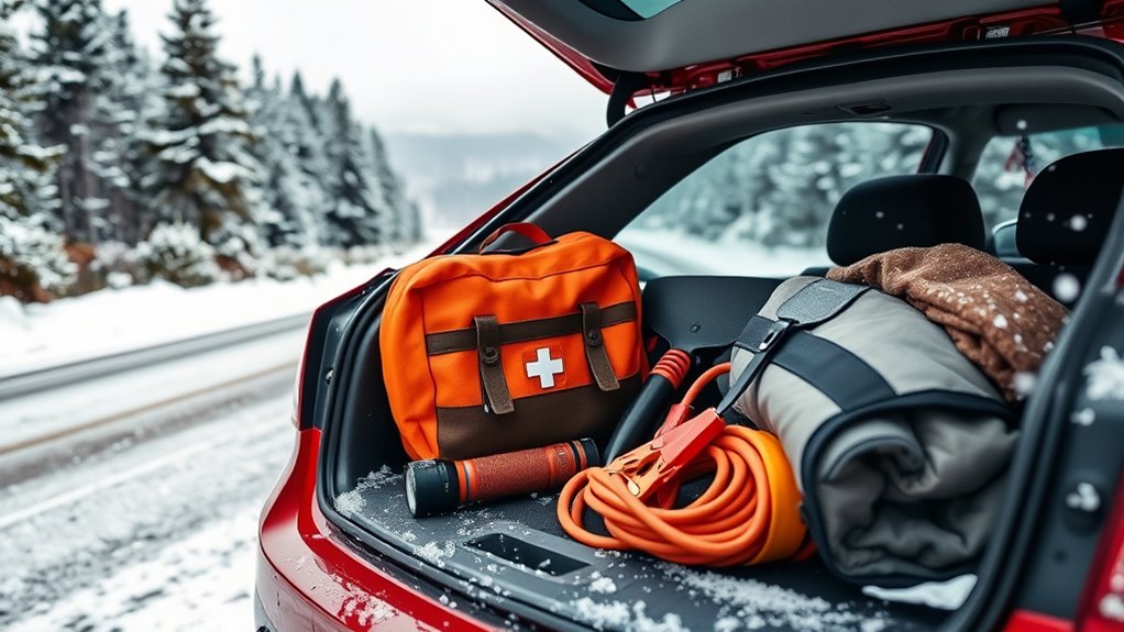 snow travel emergency kits