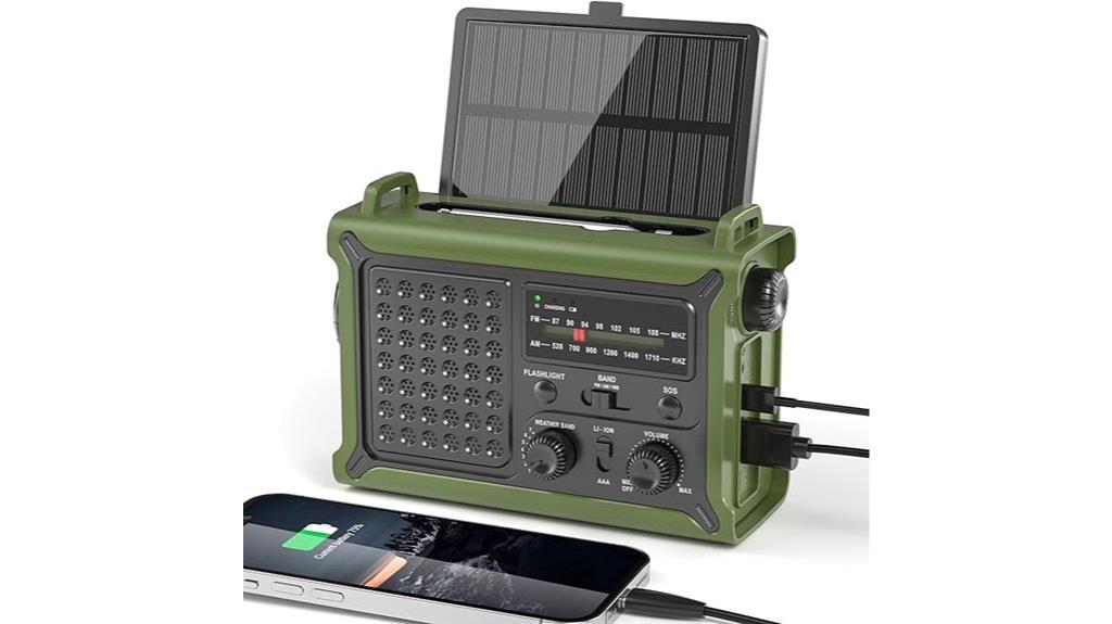 solar radio with power bank