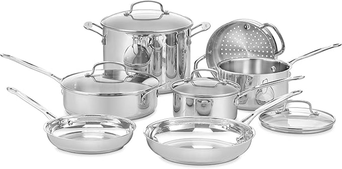 stainless steel 11 piece