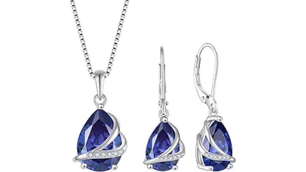 sterling silver tanzanite jewelry
