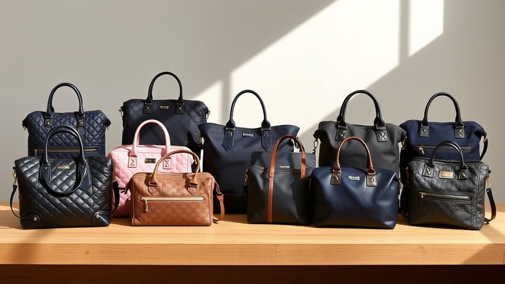 stylish functional diaper bags