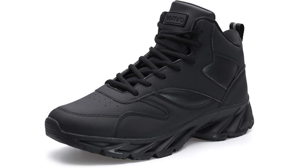 stylish high top athletic sneakers