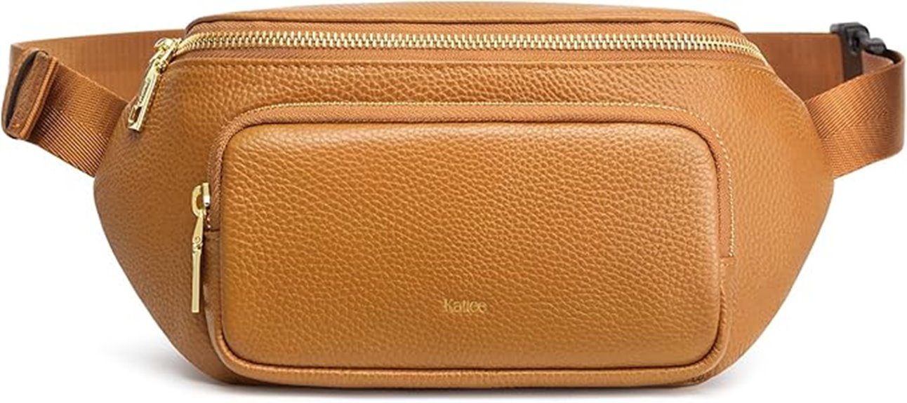 stylish leather waist pack