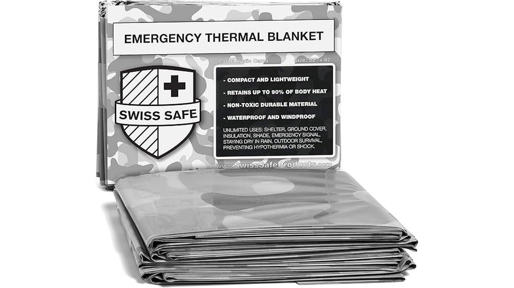 swiss survival mylar blankets