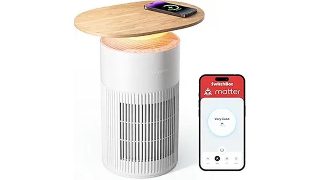 switchbot air purifier table