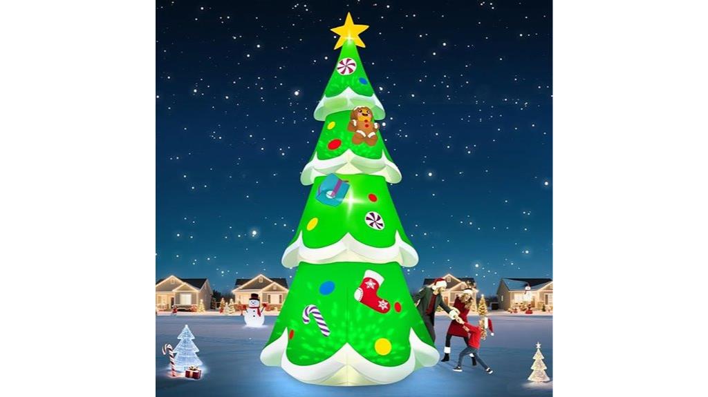 tall led inflatable christmas