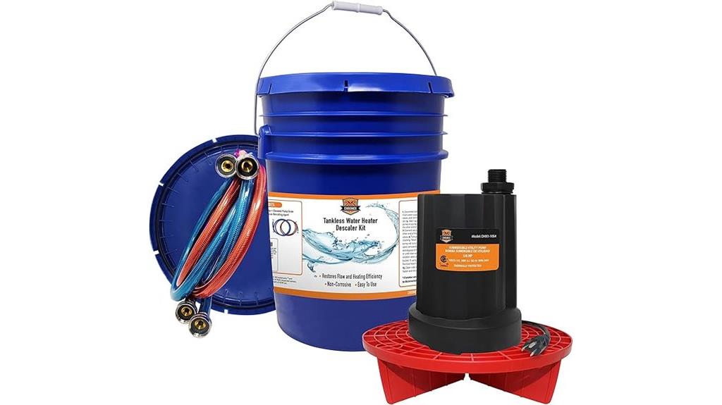 tankless heater descaler kit