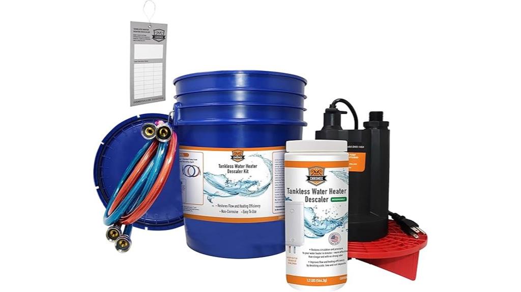 tankless heater descaler kit