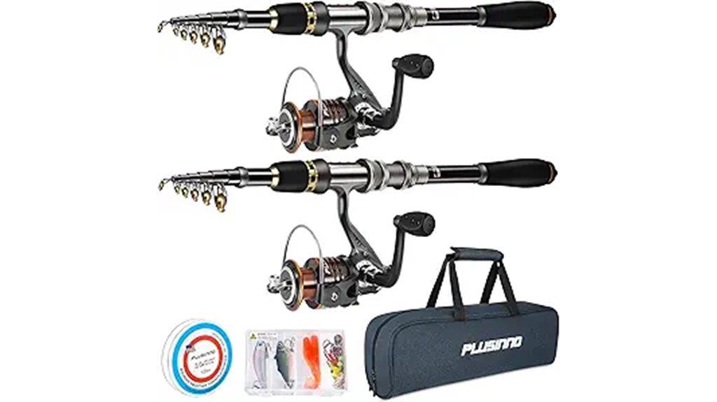 telescopic fishing combo