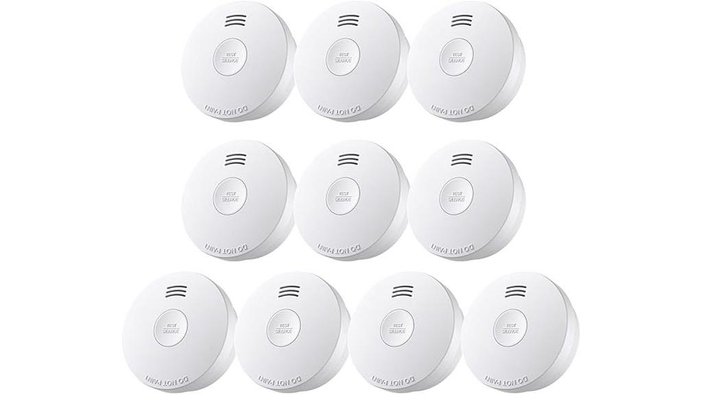 ten year battery smoke detectors