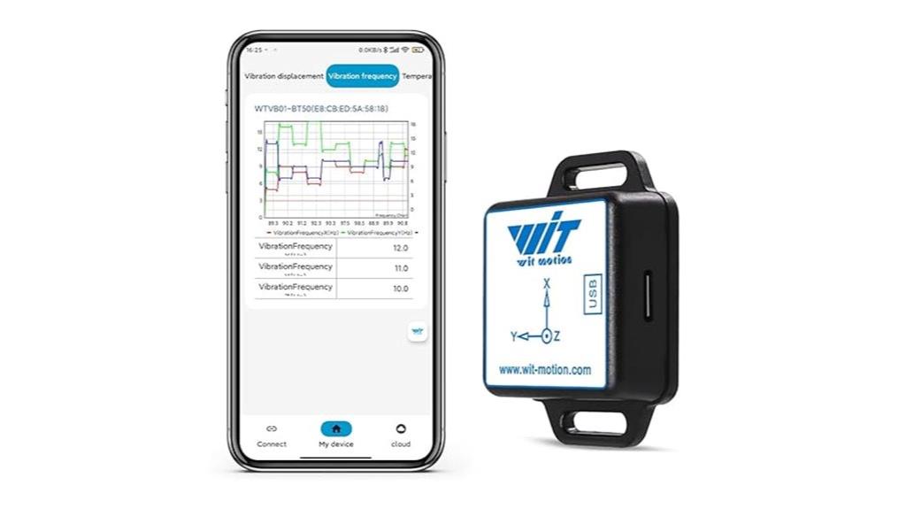 three axis vibration sensor