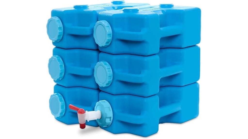 three gallon aquabrick container