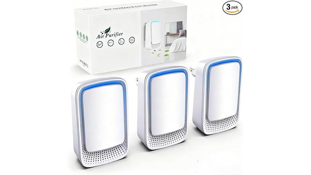 three pack air ionizers