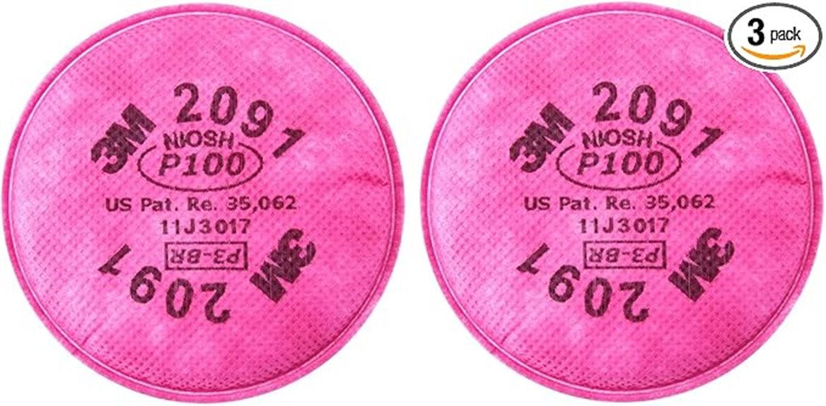 three pairs of 3m filters