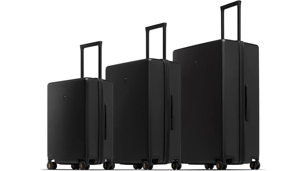 three piece travel luggage