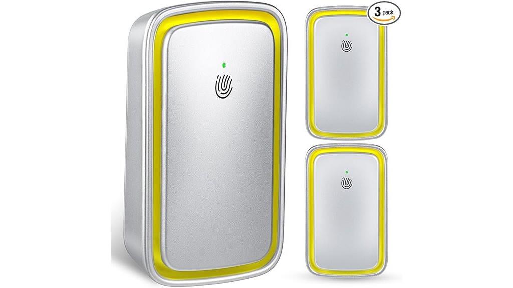 three portable ion purifiers