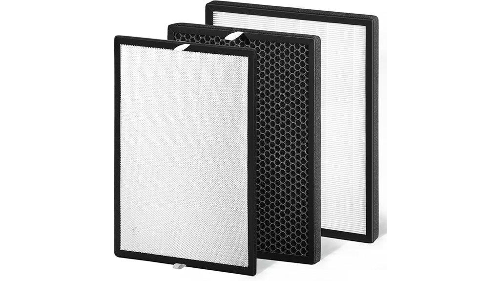 three replacement filters pack