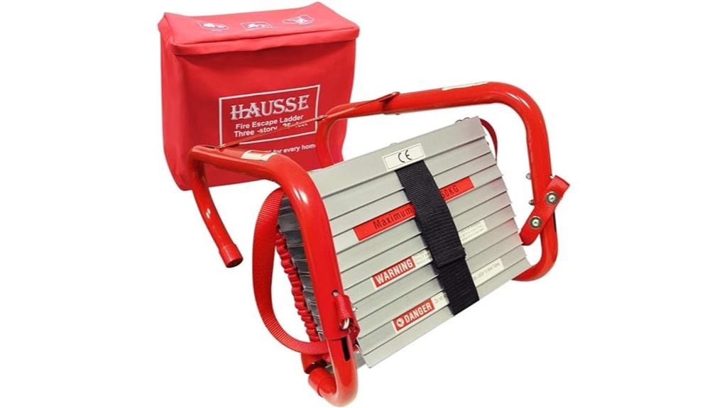 three story retractable ladder