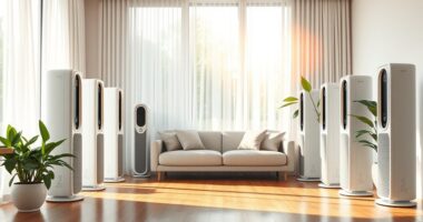 top anti tip tower purifiers
