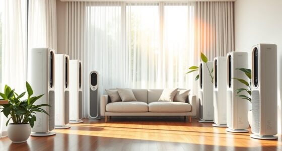 top anti tip tower purifiers