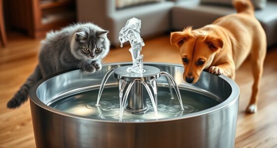 top automatic pet water fountains