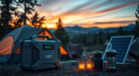 top car camping power stations