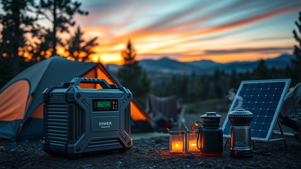 top car camping power stations