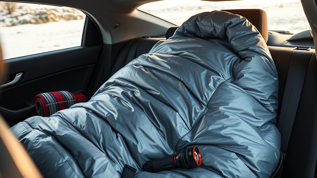 top car emergency sleeping bags