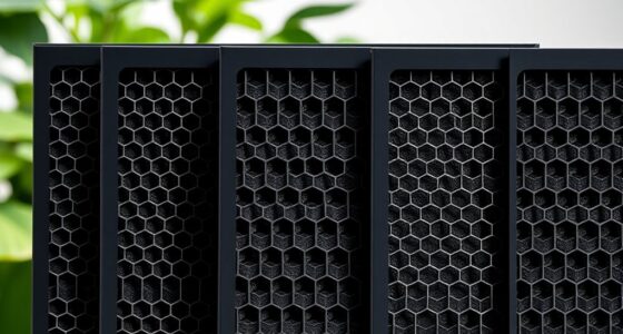 top carbon filter sheets