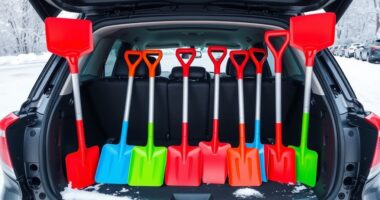 top compact snow shovels