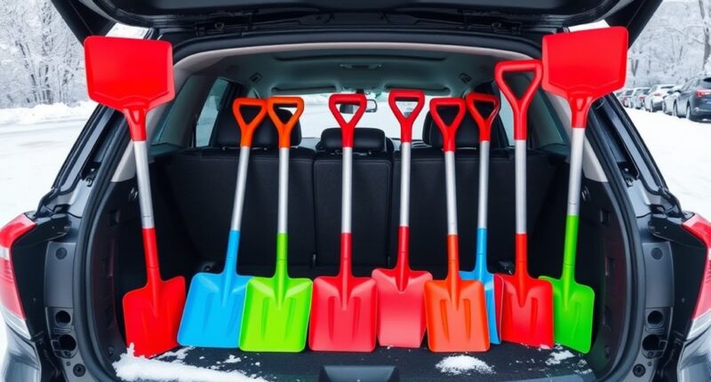 top compact snow shovels