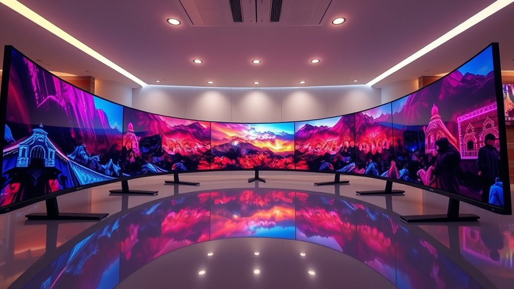 top curved monitors 2025