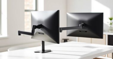 top dual monitor mounts