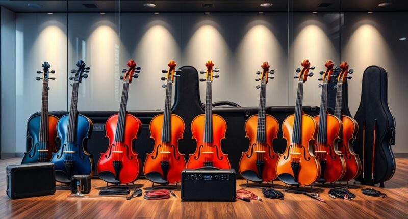 top electric violin starter kits