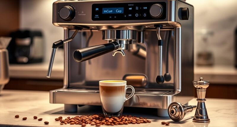 top espresso machines with grinders