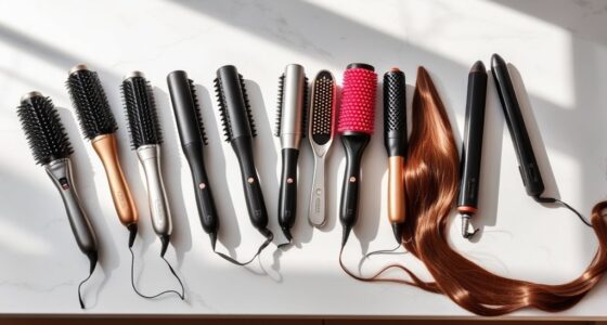 top luxury hair straightening brushes