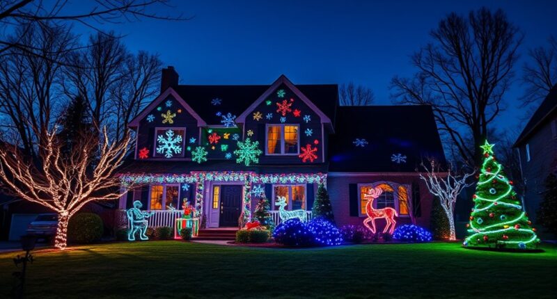 top outdoor holiday light projectors