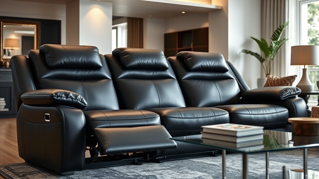 top power reclining sofas