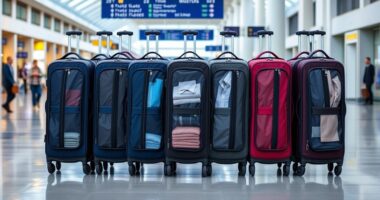 top rolling travel garment bags