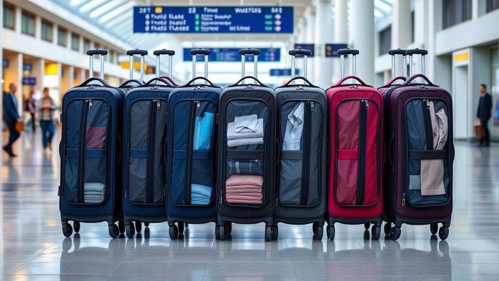 top rolling travel garment bags