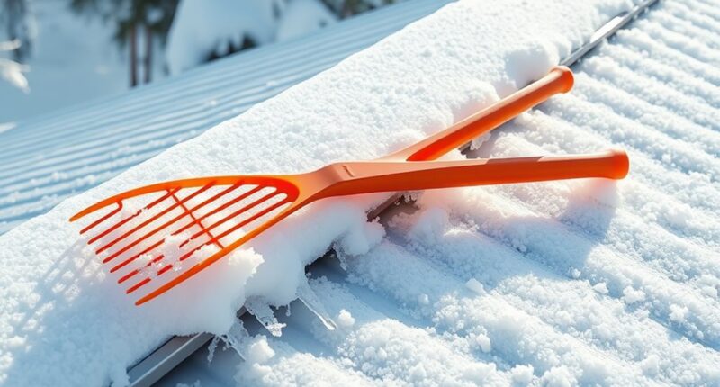 top snow roof rakes
